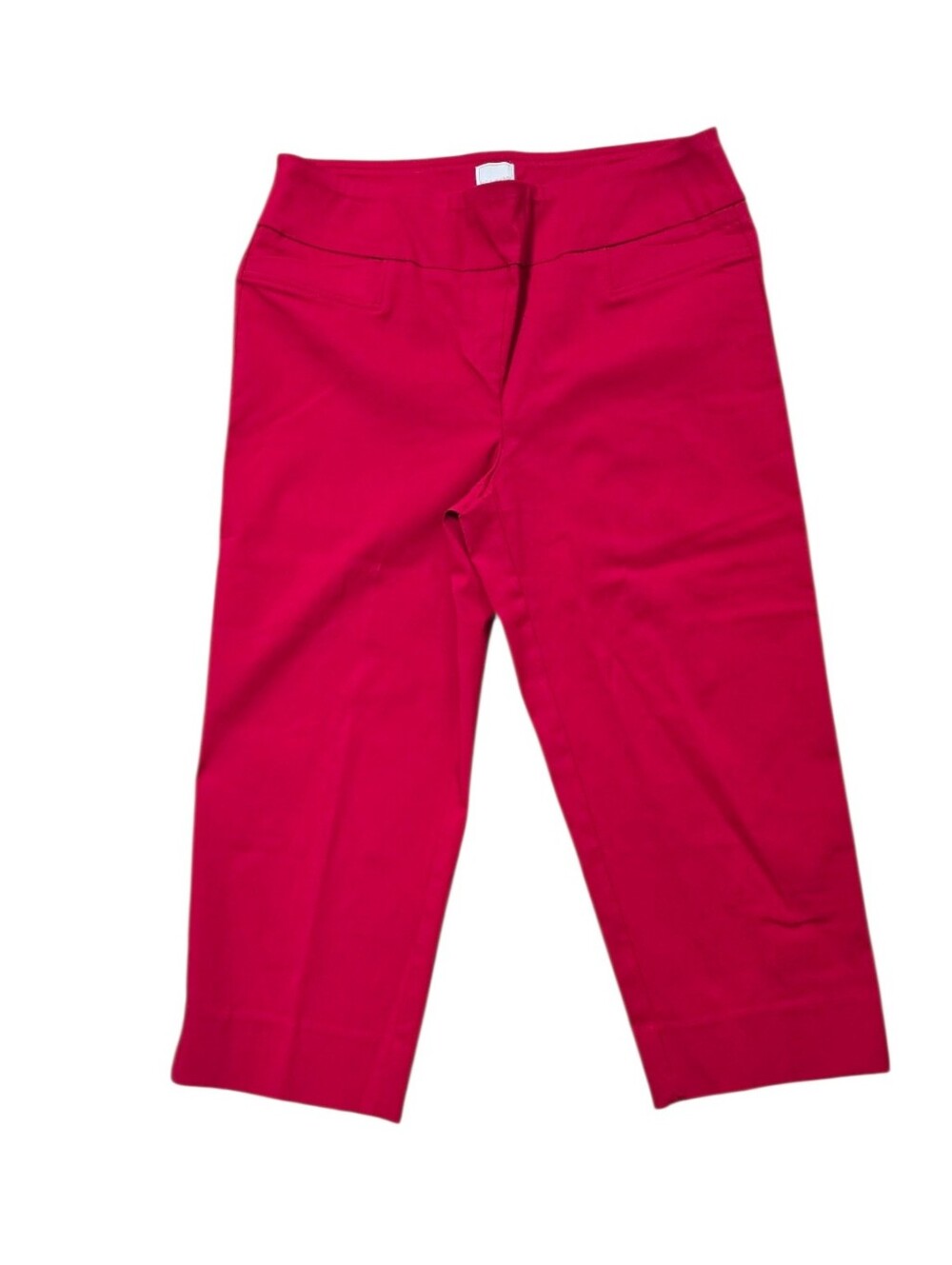 Zac & Rachel Women's Red Pull-On Capri Pants